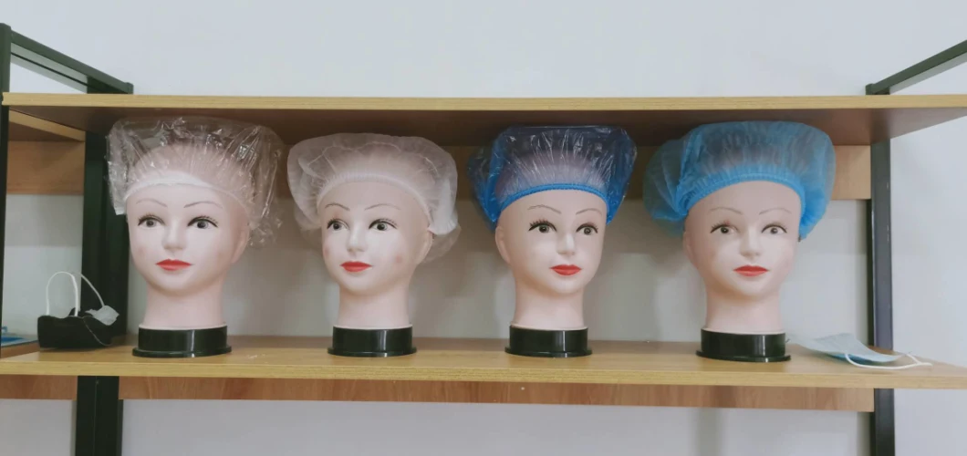 機械を作るBouffant帽子非編まれたヘッド カバー