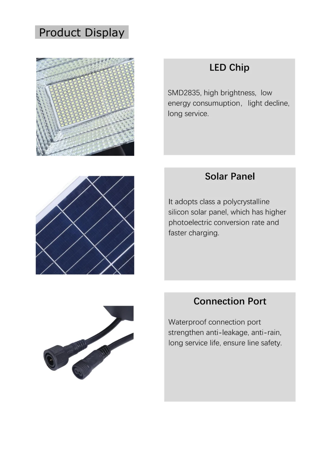 工場販売の太陽洪水ライト300W LEDライト