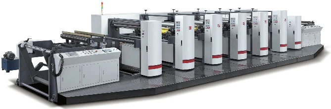ペーパー、フィルム、非編まれるポリ袋のためのRollflexoの印字機への高速多色刷りの狭い網ロール、