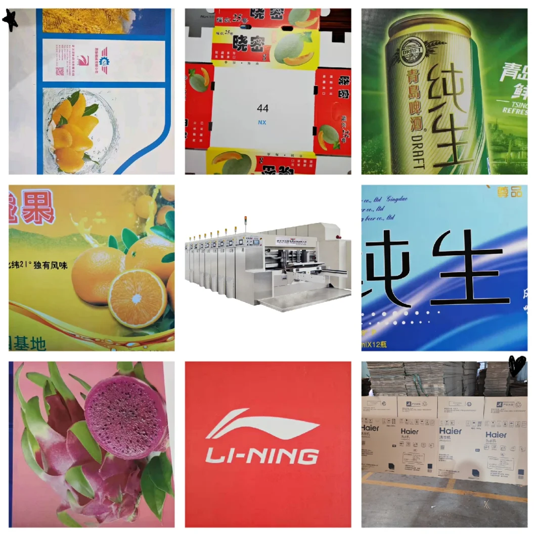 5色のリーディング エッジの真空の移動の印刷する良質のフレキソ印刷のFlexo Flexographyの紙箱型抜きのカートン作成機械に細長い穴をつける