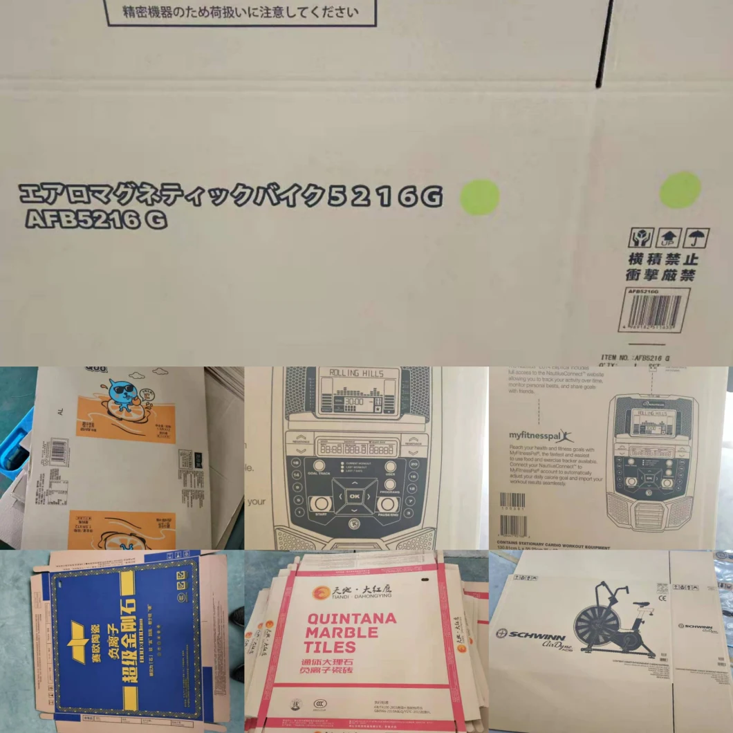 5色のリーディング エッジの真空の移動の印刷する良質のフレキソ印刷のFlexo Flexographyの紙箱型抜きのカートン作成機械に細長い穴をつける