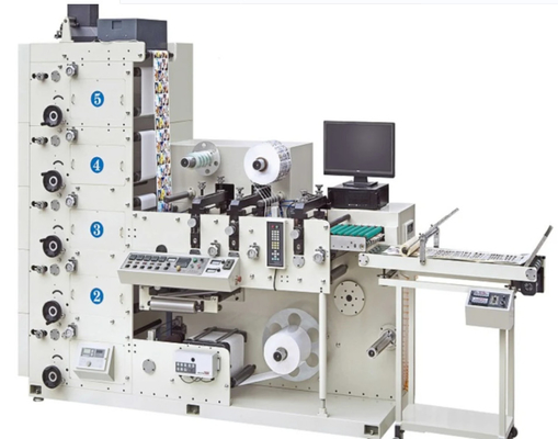 ステッカーのラベルの Flexo の印字機 Ce の証明書 5colors ロール紙との 1300mm