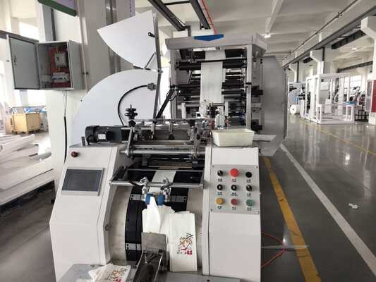 CMYKフレキソ印刷紙袋製造機 50Hz 60Hz 電源 総出力 15KW 大規模包装に適しています