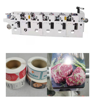 Flexoの印字機のための及びペーパー プラスチック ロールスロイスは分類する:1/6の工場Prices#50-520mm印刷幅と紫外線HJ 6-520