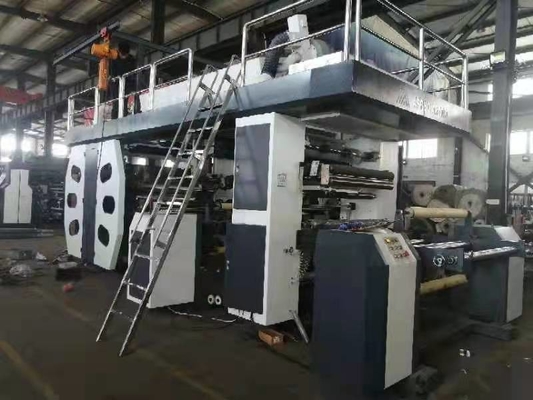 ペーパー、プラスチック フィルム、Fabric#の印刷幅600-2000mm 8色のFlexo Non-wovenプリンターのためのFlexo高速プリンター