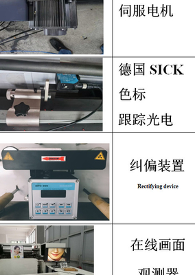 1-8色の高速Flexoの印字機1000mm
