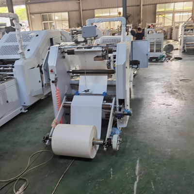 Flexoの印刷の正方形にMachine#200pcs/Minのペーパーを作る最下の紙袋に与えるHJ-200+LST-4700/4700Rロールは袋を運ぶ