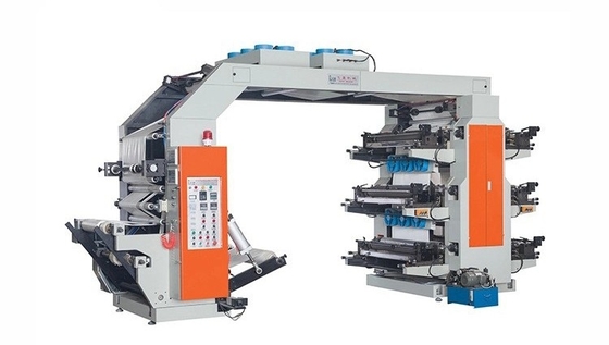 2色のFlexoのグラビア印刷の印字機
