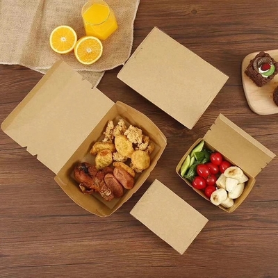 ダブルレイアウト 520 ミリメートル PE コーティングされたクラフト紙食品箱製造機 #PE コーティングされた使い捨て弁当箱製造機 35-40 Pc
