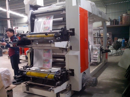 2ポリエチレンのための色のFlexoの印字機1000mmの幅